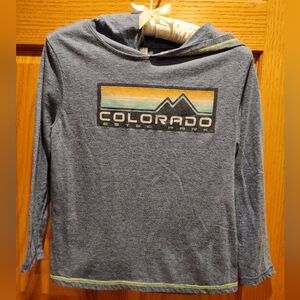 Blue Colorado Graphic Hoodie